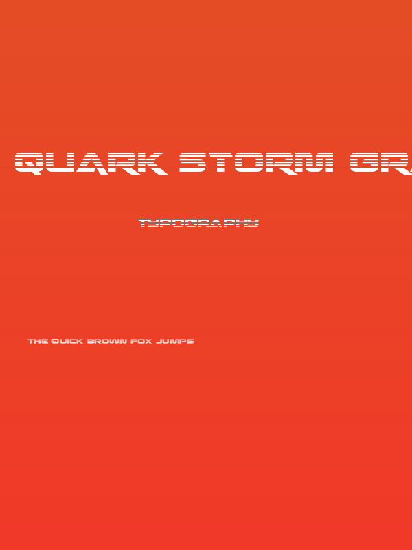 Quark Storm Gradient Regular Poster