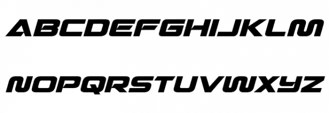 Quark Storm Italic 字体 小写