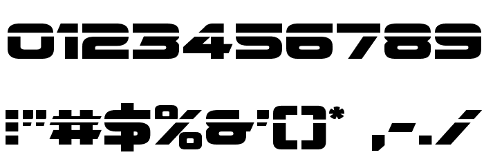 Quark Storm Laser Regular Font OTHER CHARS