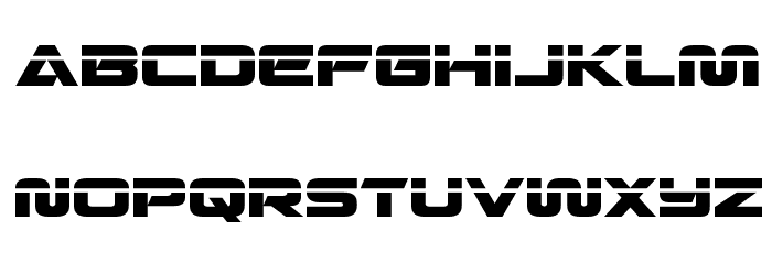 Quark Storm Laser Regular Font LOWERCASE