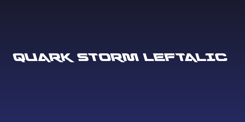 Quark Storm Leftalic Social Header