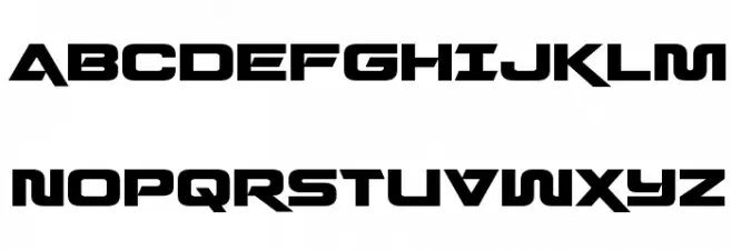 Quark Storm Regular Schriftart Groß