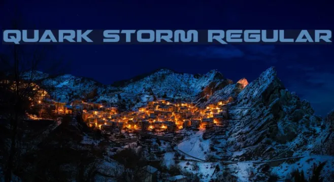 Quark Storm Regular Example 1