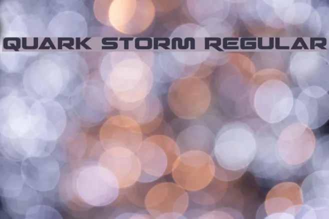 Quark Storm Regular Example 2