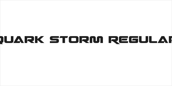 Quark Storm Regular Logo