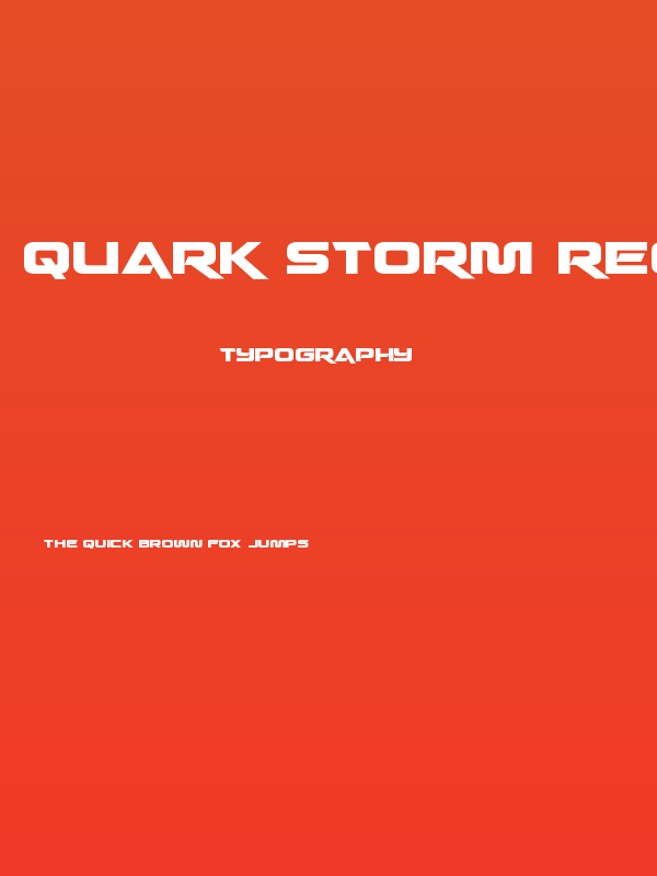 Quark Storm Regular Poster