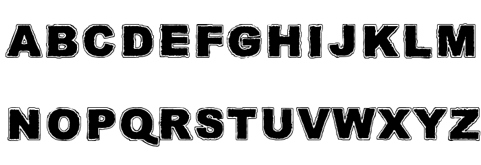 Quark Zone Font LOWERCASE