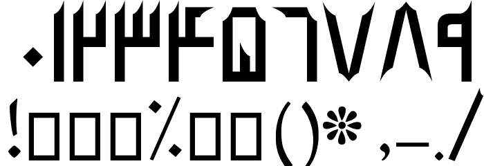 Quark Font OTHER CHARS