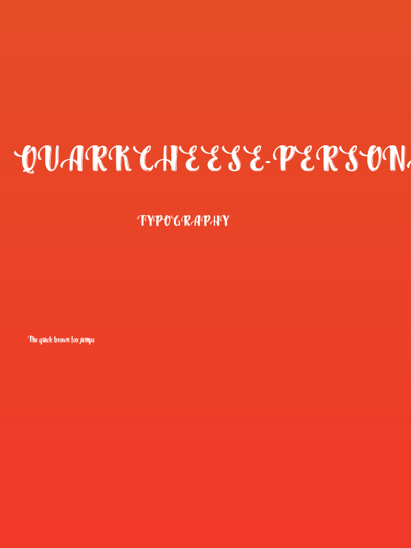 QuarkCheese-PersonalUse Poster