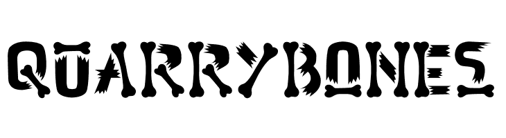 Quarry Bones Шрифта