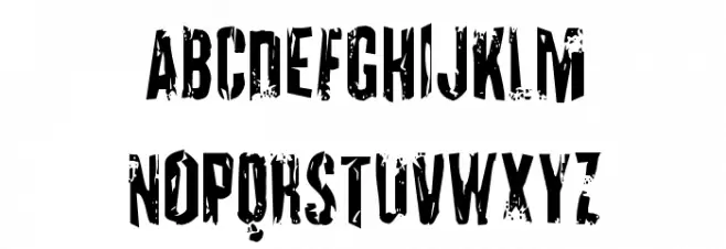 Quarrystone Condensed 字体 大写