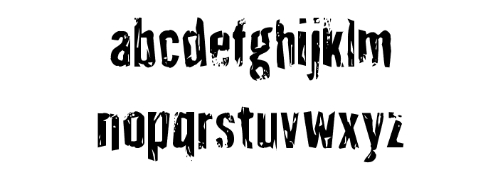 Quarrystone Condensed Font LOWERCASE
