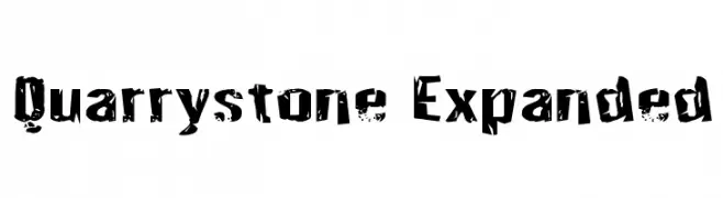 Quarrystone Expanded  baixar fontes gratis