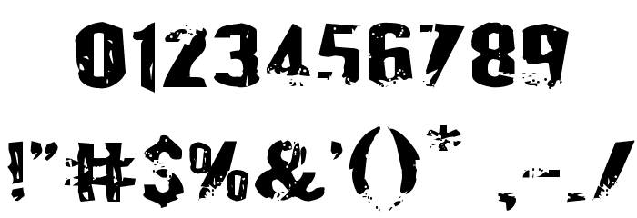 Quarrystone Expanded Font OTHER CHARS