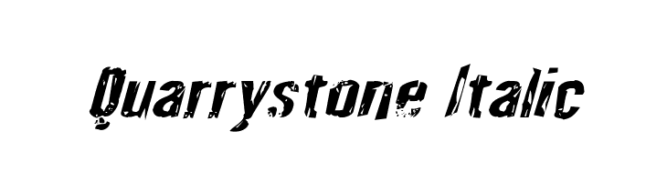 Quarrystone Italic  font caratteri gratis