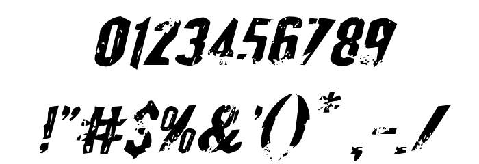 Quarrystone Italic Font OTHER CHARS