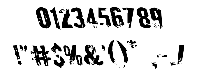Quarrystone Leftalic Font OTHER CHARS
