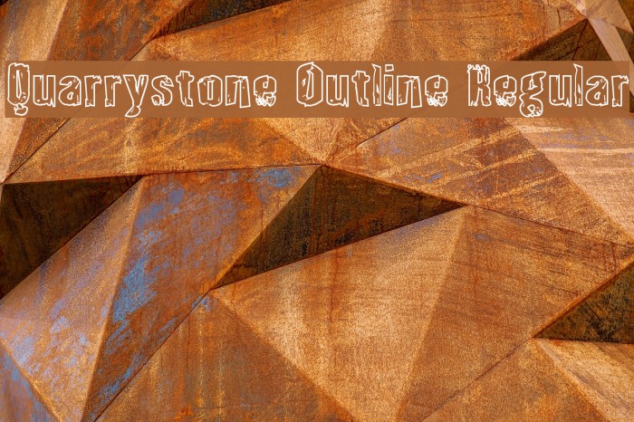 Quarrystone Outline Regular Example 2