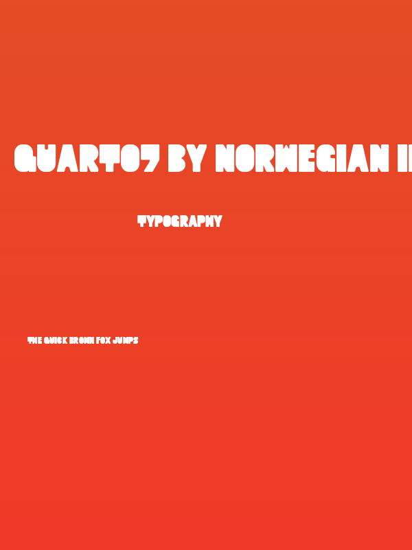 Quart07 by Norwegian Ink Poster