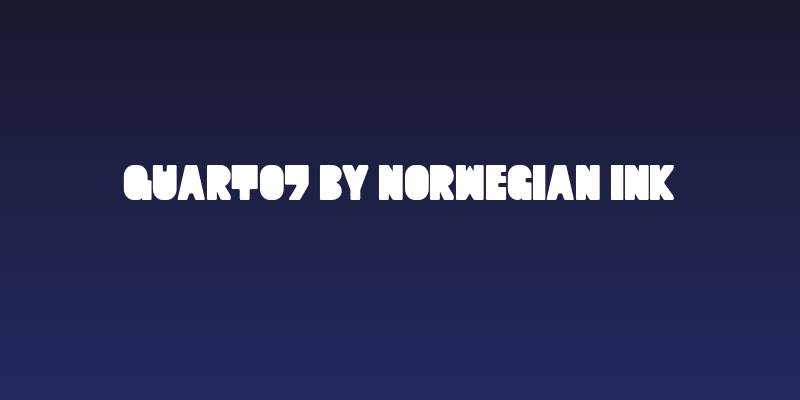 Quart07 by Norwegian Ink Social Header
