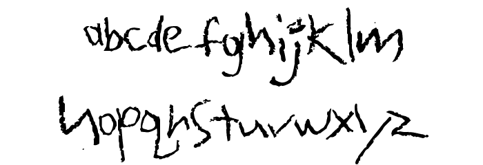 Quarter Oz. To Freedom Font LOWERCASE