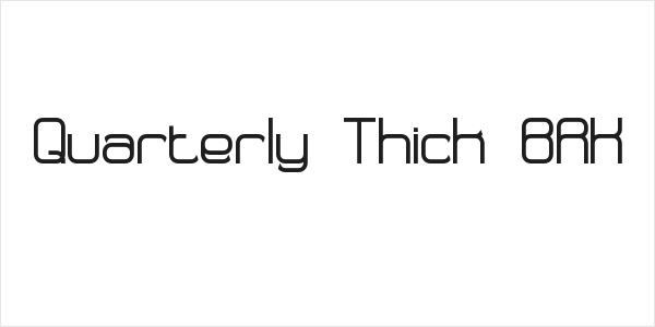 Quarterly Thick BRK Logo