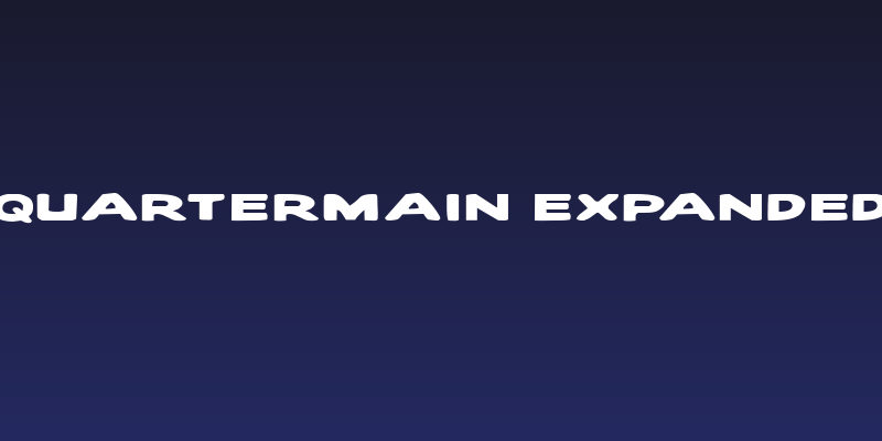 Quartermain Expanded Social Header