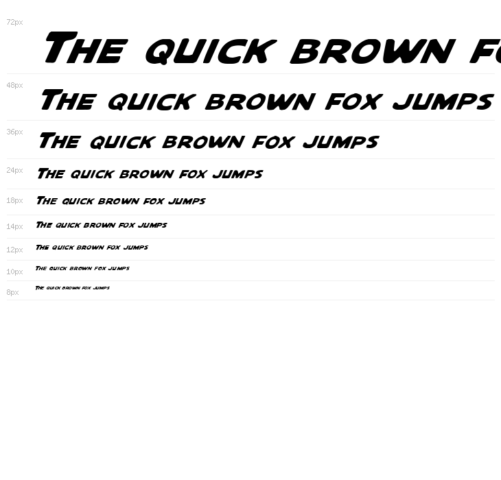 Quartermain Italic Waterfall