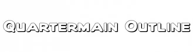 Quartermain Outline  Descarca Fonturi Gratis