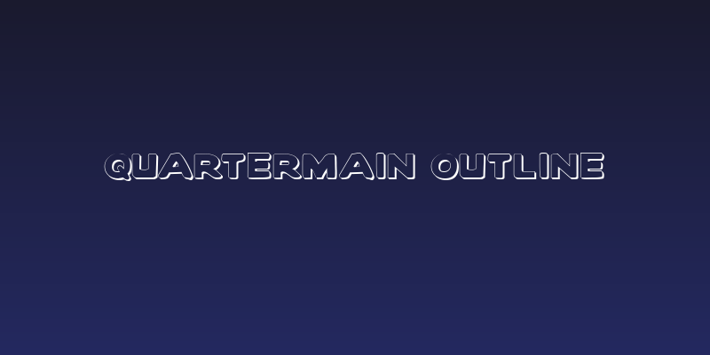 Quartermain Outline Social Header