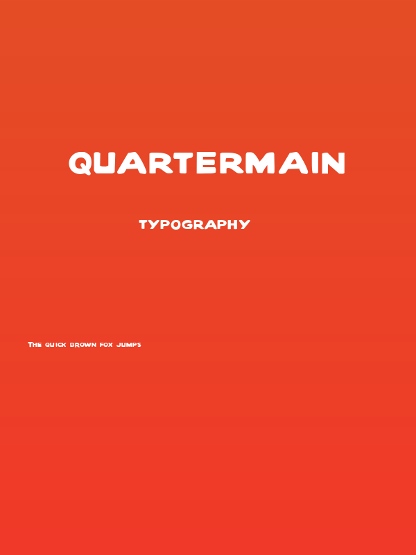 Quartermain Poster