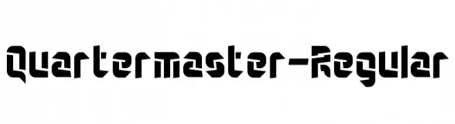 Quartermaster-Regular  नि: शुल्क फ़ॉन्ट्स डाउनलोड