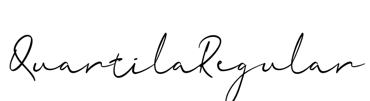 Quartila Regular  Frei Schriftart Herunterladen