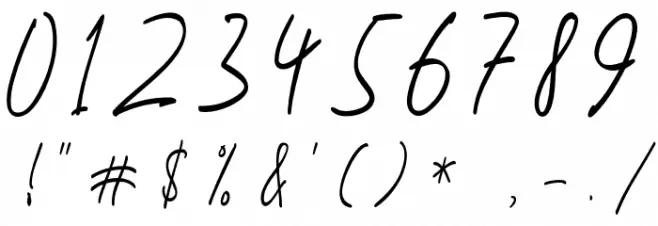 Quartila Regular Font OTHER CHARS