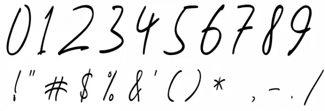 Quartila Regular Font OTHER CHARS