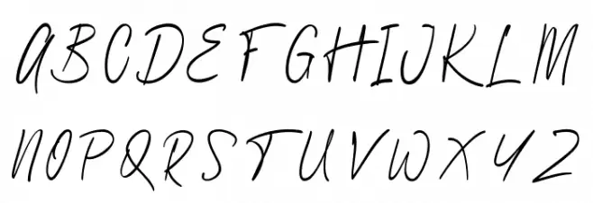 Quartila Regular Schriftart Groß