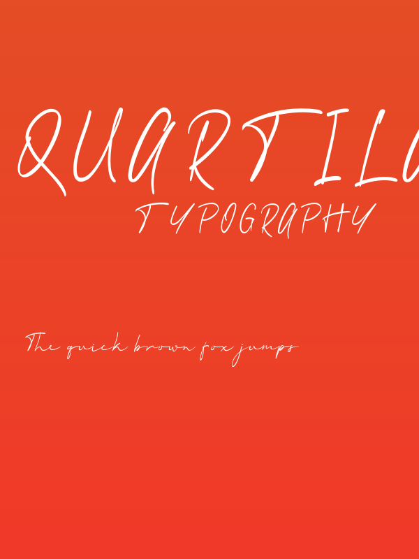 Quartila Regular Poster