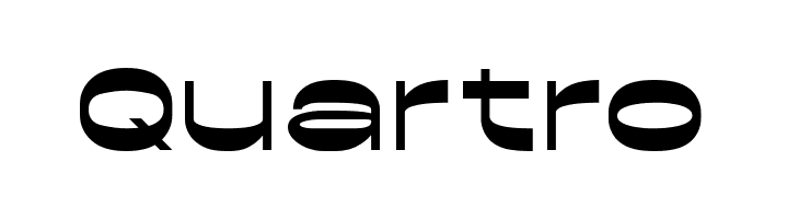 Quartro  font caratteri gratis