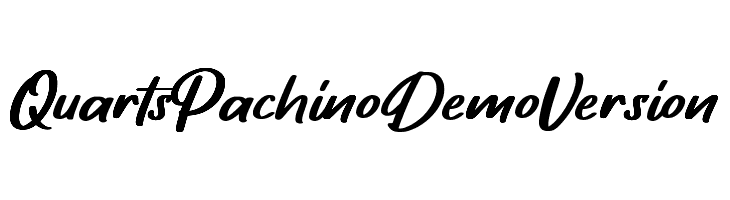 Quarts Pachino Demo Version  لخطوط تنزيل