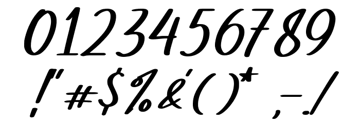Quarts Pachino Demo Version Font OTHER CHARS