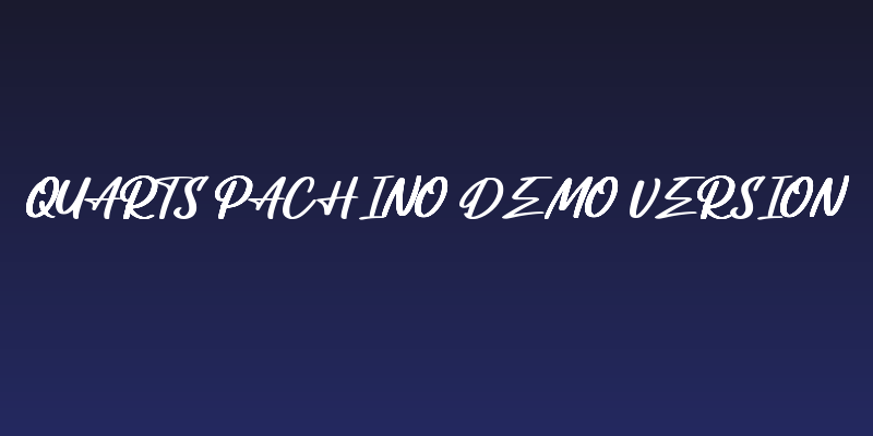Quarts Pachino Demo Version Social Header