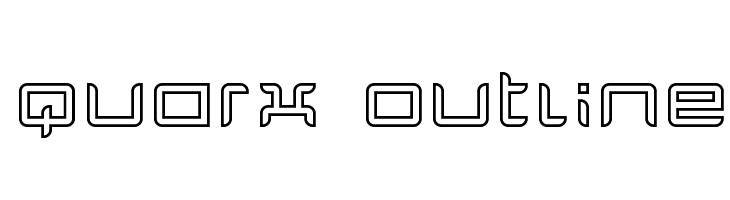 Quarx Outline  Fuentes Gratis Descargar
