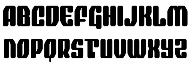 Quasar Pacer Condensed Schriftart Groß