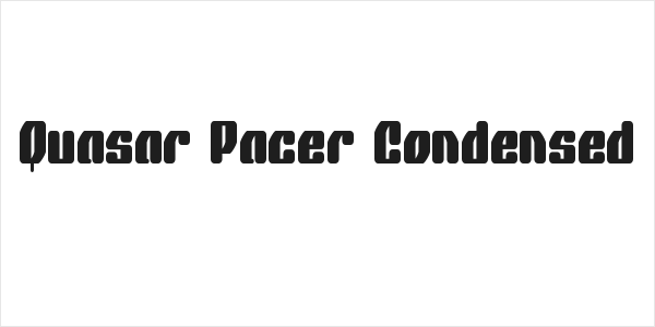 Quasar Pacer Condensed Logo