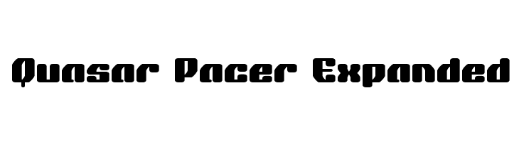 Quasar Pacer Expanded  Fuentes Gratis Descargar
