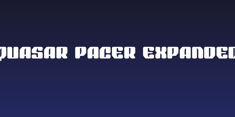 Quasar Pacer Expanded Social Header