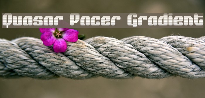 Quasar Pacer Gradient Font examples