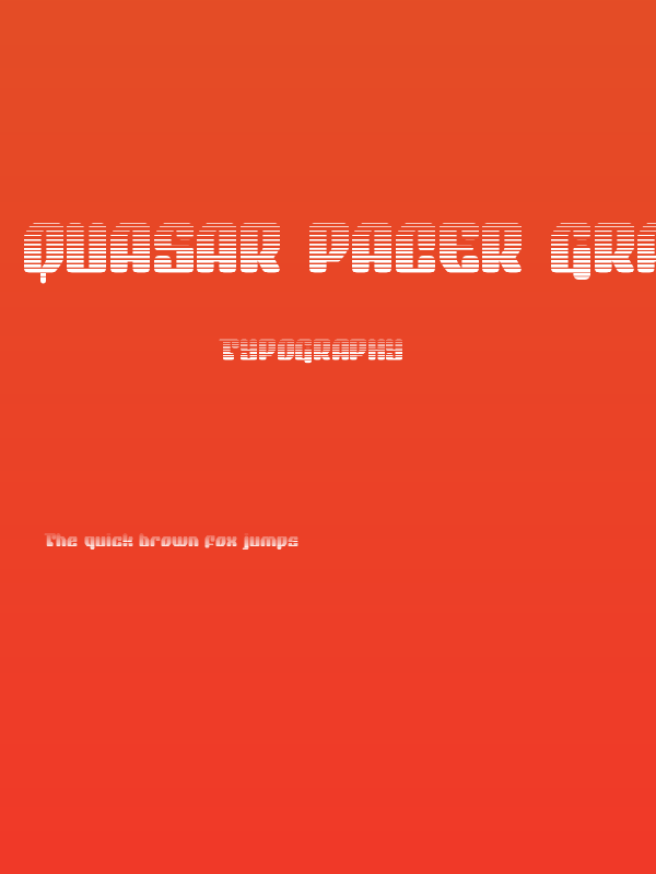 Quasar Pacer Gradient Poster