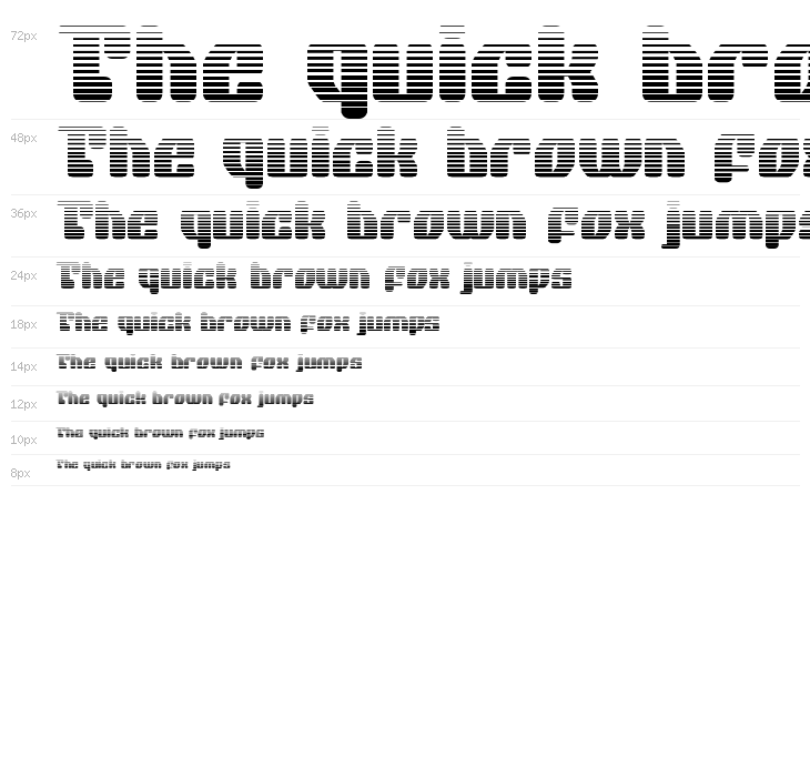 Quasar Pacer Gradient Waterfall