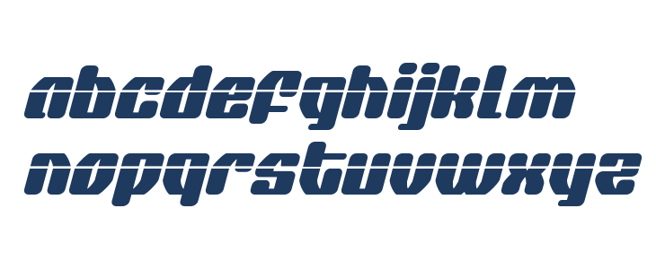 Quasar Pacer Laser Italic Lowercase